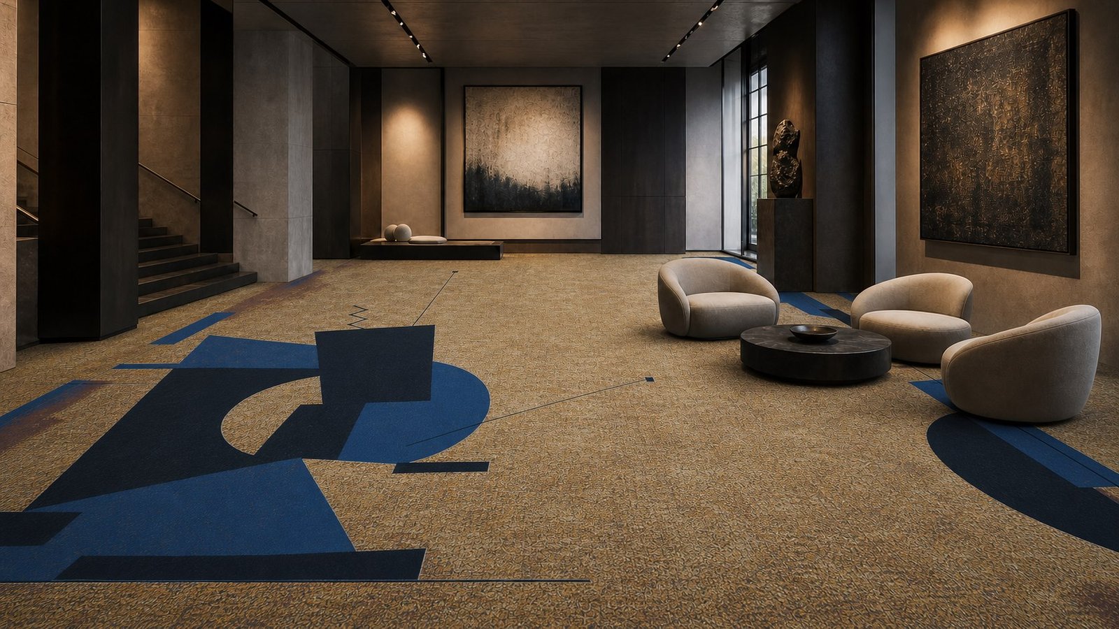 Kinetic Assembly commercial carpet design direction