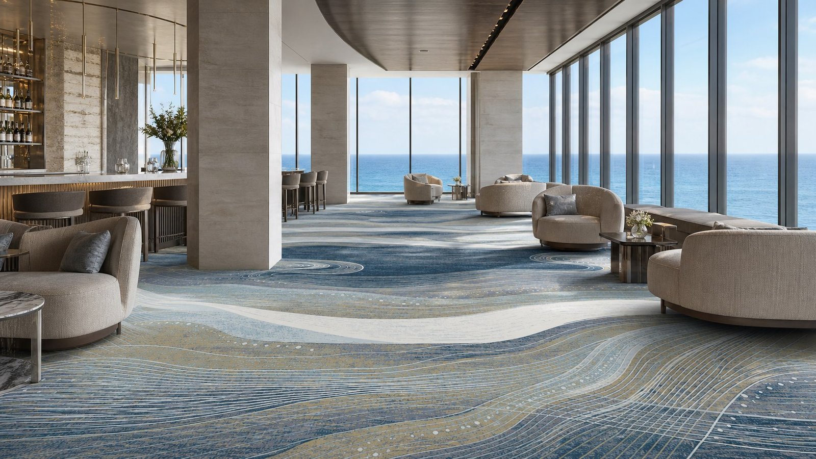Pacific Current commercial carpet design direction