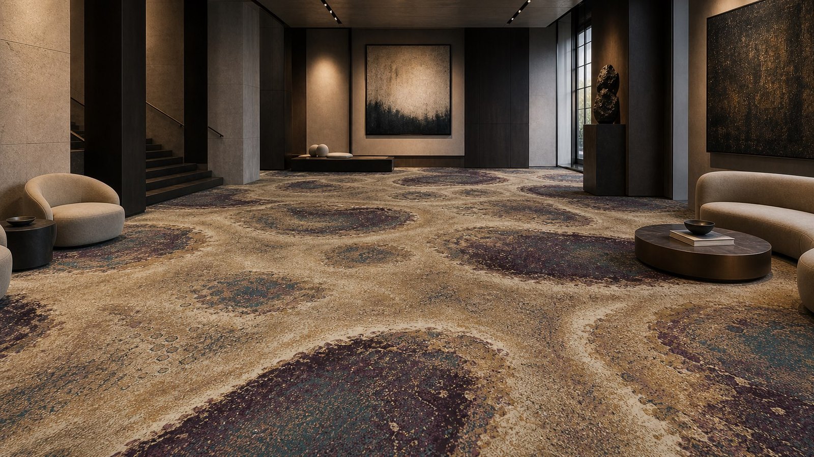 Stone Constellation commercial carpet design direction