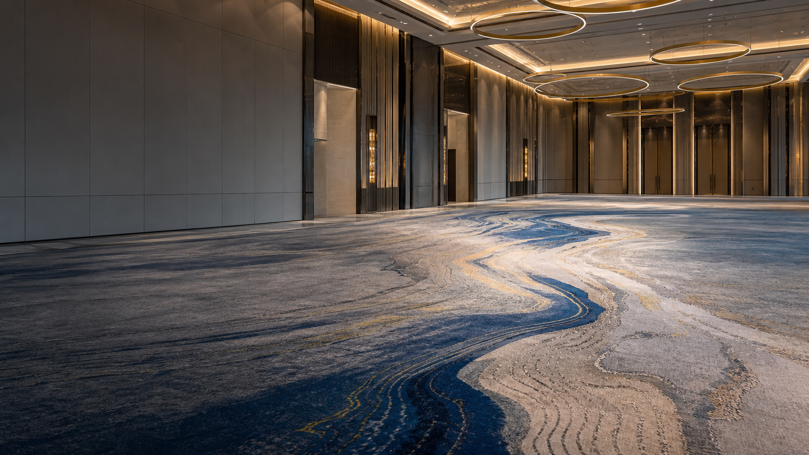 Axminster Carpet in a commercial interior