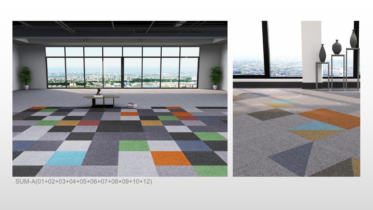 Construction detail Carpet Tiles
