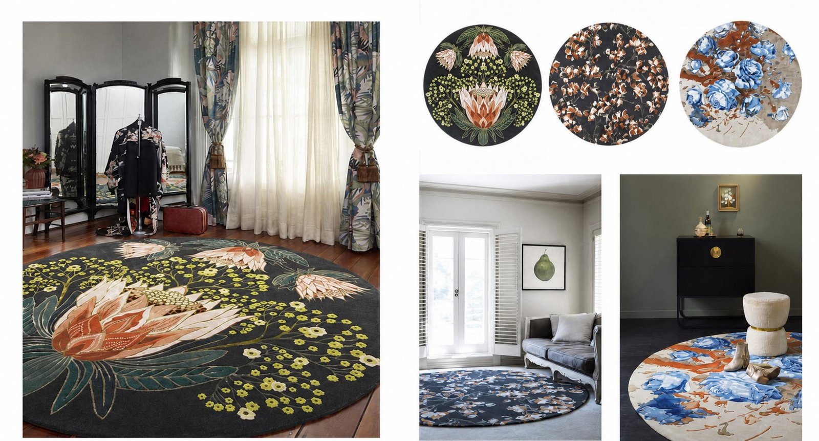 Botanical relief Hand-tufted Carpet