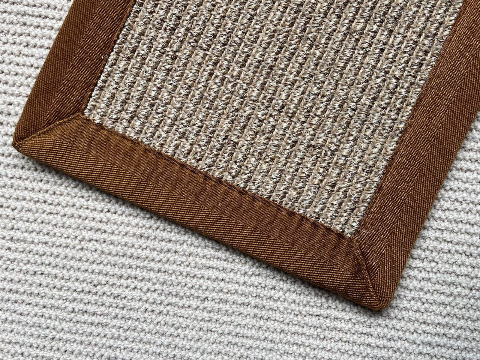 Jute border detail Flatweave and Natural Fibre