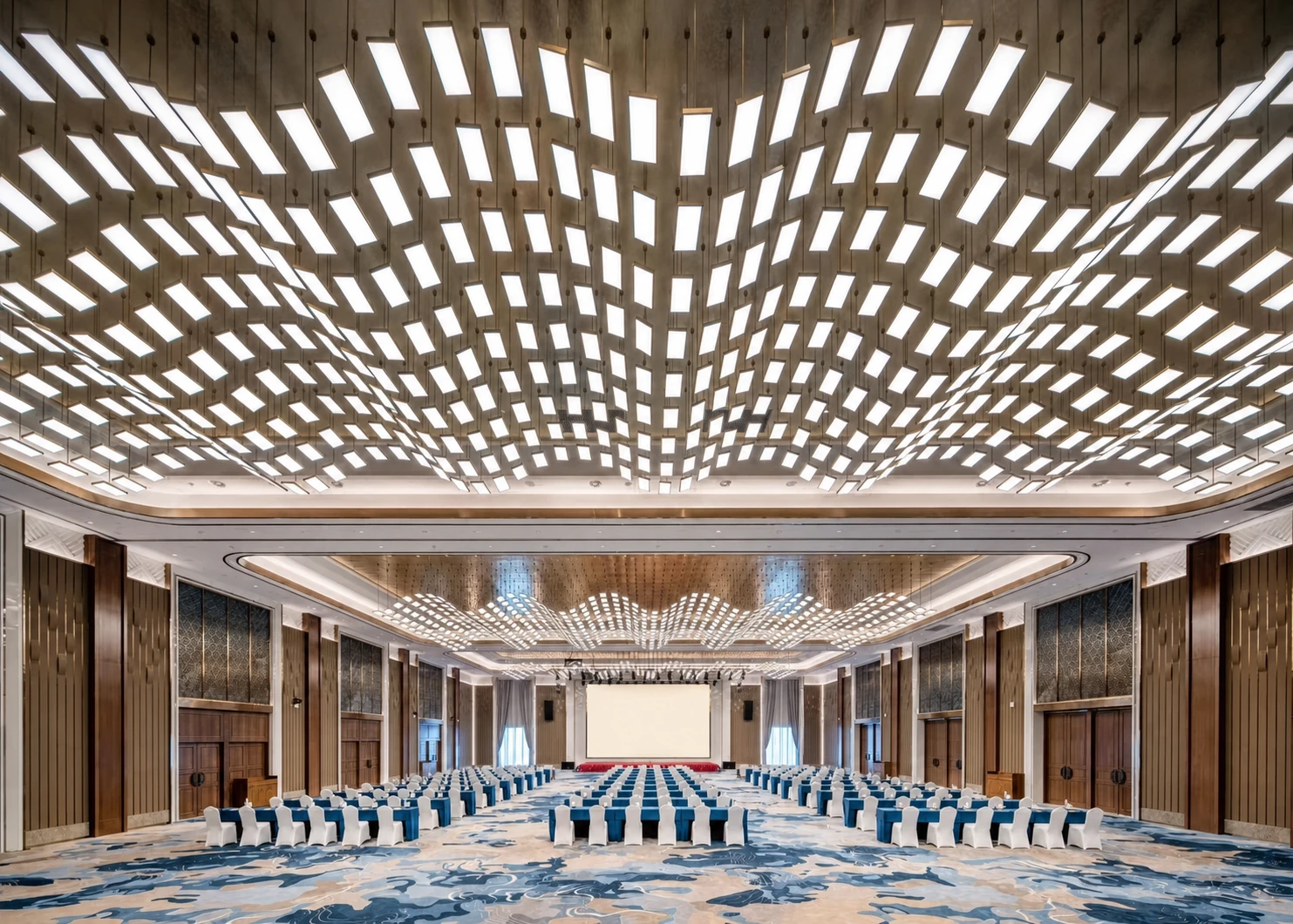 New Century Hotel custom carpet interior